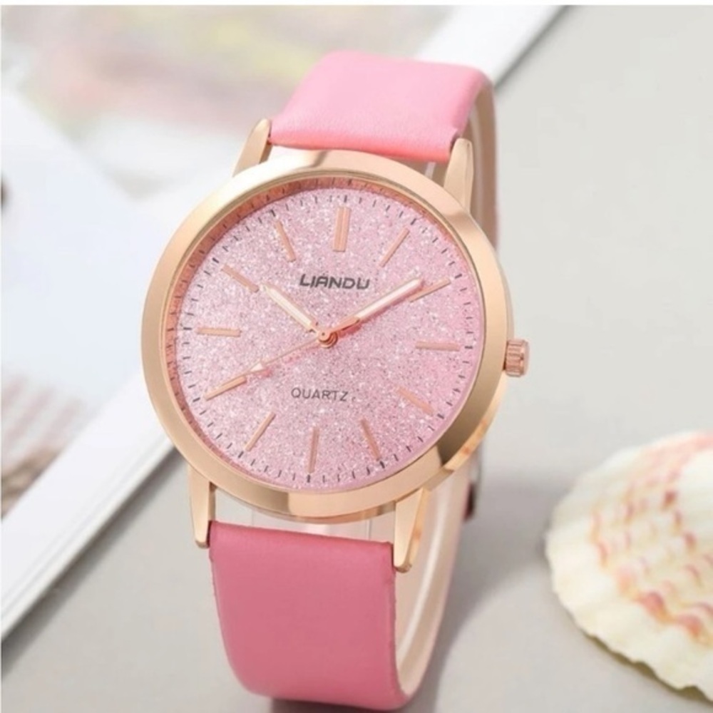 - NWT Landu Quartz Watch in Pink. Last one!
